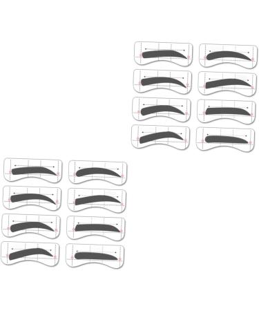 FRCOLOR 64 Pairs 8 brow stencils eye shadows molds eyebrow template female painting eyebrow - Buy Online on GoSupps.com