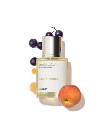 Dossier - Fruity Honey - Eau de Parfum - Inspired by J.Malone's Nectarine Blossom & Honey - Perfume Luxury - Pure Infused - Paraben-Free - Vegan - For Women Men Unisex - Fragrance 1.7 oz (Spray 50ml)