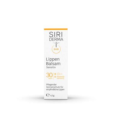 SIRIDERMA Lip Balm SPF 30 - Sensitive Skin | 4.5g Protective Care with Natural Oils and Extracts - Buy Online on GoSupps.com
