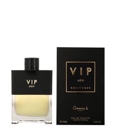 VIP MEN EQUIVOQUE BY GEMINA B GEPARLYS COLOGNE FOR MEN 3.4 OZ / 100 ML EAU DE TOILETTE SPRAY