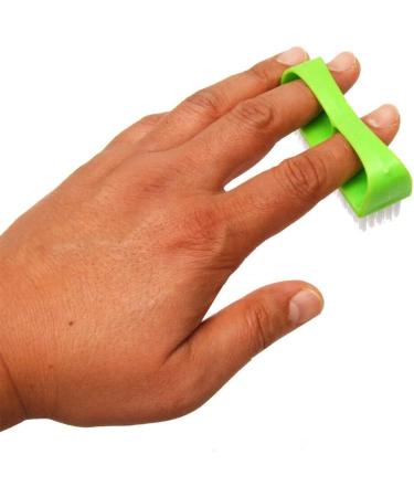 Nail Clean Brush Set - Double Sided Finger Cleaning Brushes (3 Pcs) | Strong Bristles, Ergonomic Handle | Ideal for Fingernails & Toenails - Buy Online on GoSupps.com