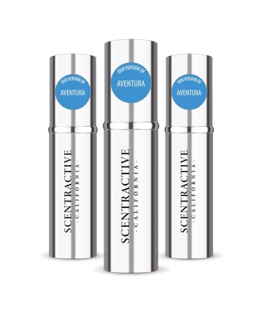 CA Perfume Impression of Aventura For Men Replica Version Fragrance Dupes Concentrated Long Lasting Eau de Parfum Spray Refillable Atomizer Bottle 0.17 Fl Oz/5ml-X3 CRT AVENTURA IMPRESSION 0.51 Fl Oz (Pack of 1)