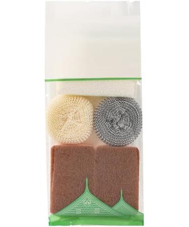 Bafnsiji Reusable Washing Up Sponge Set Cleaning Scourer Pads Reusable Sponge Set Non Scratch Scourers Tea Towels Kitchen Towels Dish Sponge Set for Kitchen 8PCS - Buy Online on GoSupps.com