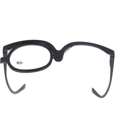 Buy Black Makeup Glasses with Flip Down Lens | Stylish & Functional Eyewear for Men & Women (+2) - Buy Online on GoSupps.com