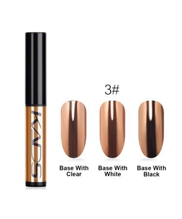 KADS Holographic Cushion Nail Powder Pen - 5 Colorful Aurora Titanium Laser Phantom Mirror Nail Art Tool 0.5g/box - Buy Online on GoSupps.com