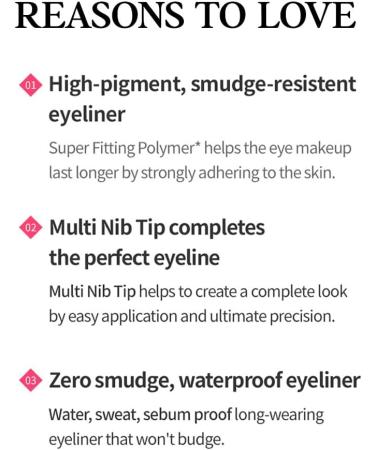 ETUDE All Day Fix Pen Liner #1 Black - Buy Online on GoSupps.com