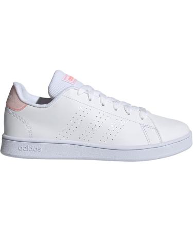 adidas Kids Advantage Cf I Sneaker Child 6.5 UK - White/Acid Red | Unisex Boys Shoes - Buy Online on GoSupps.com