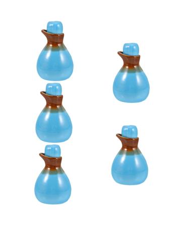 Frcolor 5st container for essential oils Liquid donors Mini-vase Japanese accessories soy saucenglas made of ceramic donor for vegetable oil shell with essential oils of Japanese style