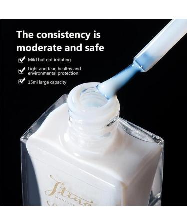 Dajidafu Women Spill-proof Manicure Gel Replacement 15ml Protective Fluid Fast Drying Odorless Pedicure Nail Polish Glue - Buy Online on GoSupps.com