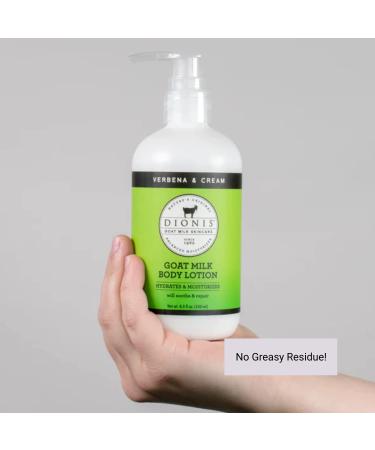 Dionis Verbena & Cream Goat Milk Body Lotion - Hydrating & Moisturizing - Made in USA - 8.5oz Pump Bottle - Buy Online on GoSupps.com