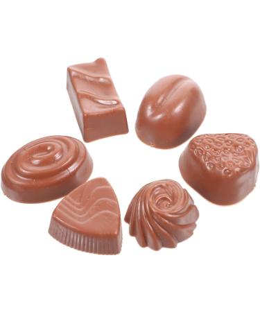 Toyvian 24 Pcs Simulation Chocolate Simulated Children Toy Realistic Chocolates Foods Display Decoration Cake Accessories Artificial Dessert Kids Supplies Fake Candy Pvc Charm 3d Biscuit - Buy Online on GoSupps.com