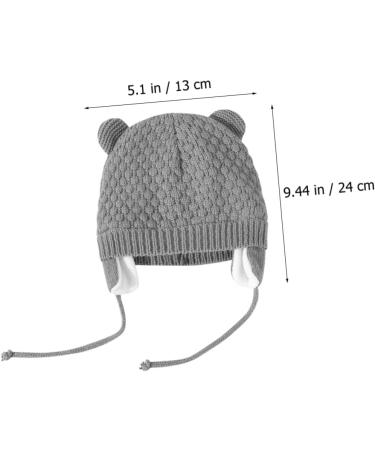 Aboofan Children's Winter Hat - Warm Knitted Helmet for Newborns & Kids | Windproof Cotton Knit Cap - Buy Online on GoSupps.com