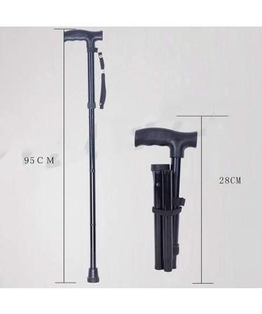 Canes Four Telescopic Folding Skid Cane Elderly Adjustable Crutches Fashionable Bathing in Sunlight - Buy Online on GoSupps.com