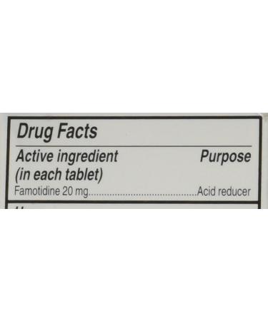 Equate Famotidine Acid Reducer Tablets 20mg 50ct - Fast-Acting Heartburn Relief - Buy Online on GoSupps.com