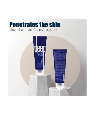 SkinCare Deep Blue Rub 120ml - Soothing Cooling Topical Massage with Essential Oils - Buy Online on GoSupps.com