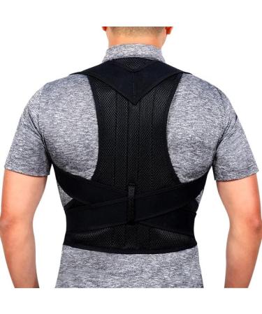 Back Support Belt & Posture Corrector - Relief for Upper & Lower Back Pain | Small Size Available - Men & Women - Buy Online on GoSupps.com