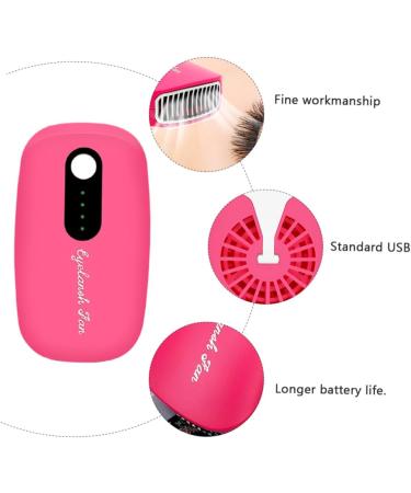 VINTORKY 1pc Eyelash Hair Dryer Fake Eyelashes Eyelash Blower Make up Tools LED Eyebrow Clip Lash Drying Portable Lash Blower Fake Lashes Makeup Accessory Makeup Tool Mini Abs Charge Fan - Buy Online on GoSupps.com