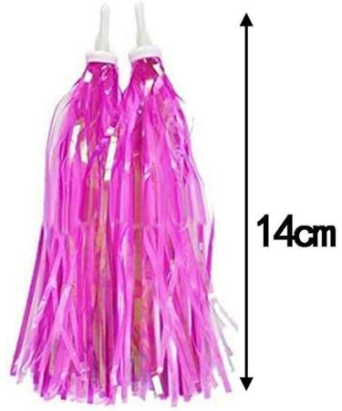 Laseners 6 Pairs Bike Handlebar Streamers - Sparkle Tassel Ribbon Accessories for Girls Boys | Blue Pink Purple - Buy Online on GoSupps.com