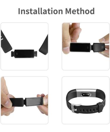 AndThere ID 115 Plus HR Replacement Strap Smart Bracelet Band Length Adjustable 2 Sets - Buy Online on GoSupps.com