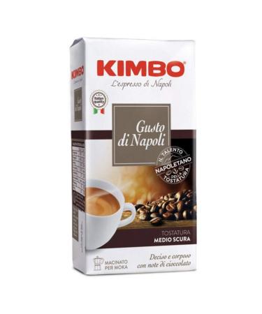 Kimbo KIMBO Il Caff di Napoli Gusto di Napoli Italian Ground Coffee 250 g with Mocha Notes