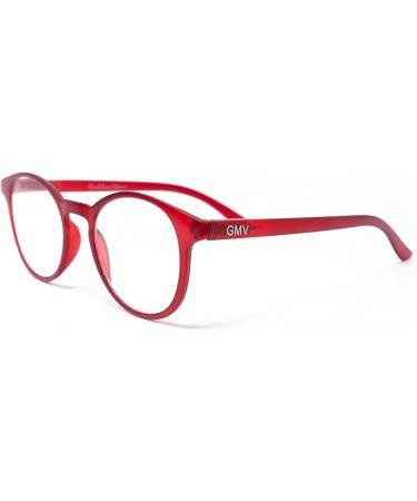 Gian Marco Venturi Unisex Bologna Reading Glasses - Stylish Red Eyewear for Men & Women - International Shipping Available - Buy Online on GoSupps.com