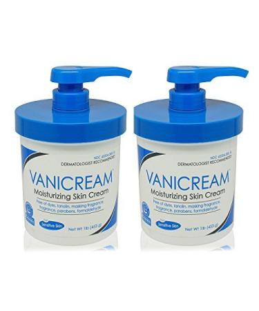 Vanicream Skin Cream With Pump Dispenser 16 oz (Pack of 2) - Buy Online on GoSupps.com