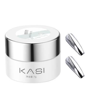 Metal-Gel-Liner-Nagelkunst |Long-lasting high-gloss gel nail polish |Mirror nail polish for women and girls nail light for cyber-punk nail design in the French style Zagaro