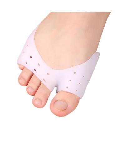 2 pairs of toe protection silicone gel toe caps soft pumps toe protection toe shear ballet top sauces for peak shoes ballet shoes high heel pumps suitable for women men