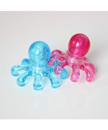 HEALIFTY 2Pcs Scalp Massager Portable Octopus Head Massager Handheld Therapeutic for Neck Shoulder Back Leg Foot(Random Color) - Buy Online on GoSupps.com