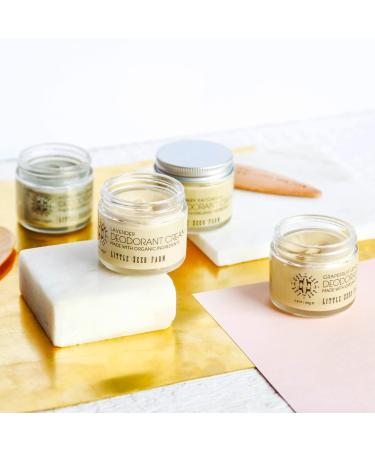 Little Seed Farm All Natural Deodorant Cream Aluminum Free Deodorant for Women or Men 2.4 Ounce - Unscented - Buy Online on GoSupps.com