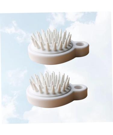 Beaupretty 6-Pack Silicone Luffa Back Scrubber & Razor Head Massager Japan White Healthcare for Scalp & Nasal Care - Buy Online on GoSupps.com