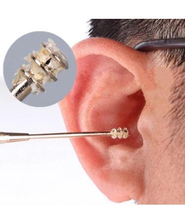 Stainless Steel Spiral Ear Pick Spoon - Ear Wax Removal Tool - Multi-function Portable - Color 1pc - Buy Online on GoSupps.com