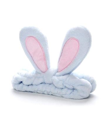 Clara Tracy KV2C Blue Rabbit Ears Face Wash Strap Acrylic