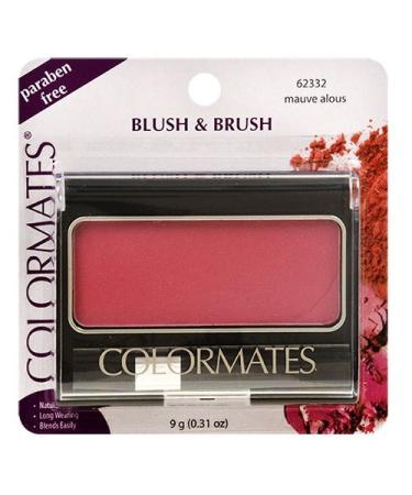 Colormates Blush & Brush  Mauve alous  0.31 Ounce (9g)
