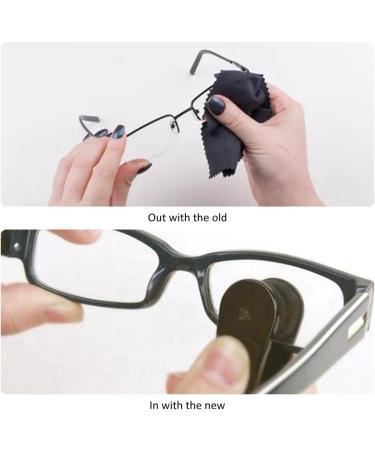 Portable Mini Glasses Cleaning Brush - Soft Cleaner Clip for Eyewear | International Shipping - Buy Online on GoSupps.com
