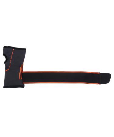 Buy Pwshymi Black-Orange Wrist Brace | Durable Sports Support with Hook & Loop Strap - Ideal for Athletes | International Shipping Available - Buy Online on GoSupps.com