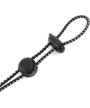 Luzen 2Pcs Black Backpack Hiking Pole Elastic Rope Lanyard | Adjustable Fixing Buckle Holder for Outdoor Hiking, Walking, Trekking | Climbing Stick Pole Carry Tie Cord - Buy Online on GoSupps.com