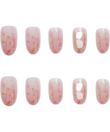 24pcs Press On Acrylic Nail Tips False Nails Detachable Gauze Manicure Patch Wearable Full Cover Artificial Nails Cute Acrylic Nails Press on - Buy Online on GoSupps.com