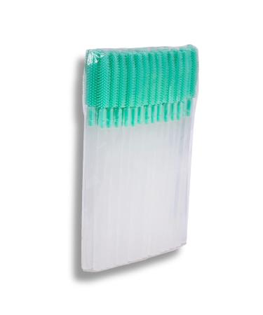 P-Beauty Cosmetic Accessories |Eyelash extension |Silicone eyelash brushes |Brush eyelash |Lash Extension |Green/transparent 50-200 pieces (50 pcs.)