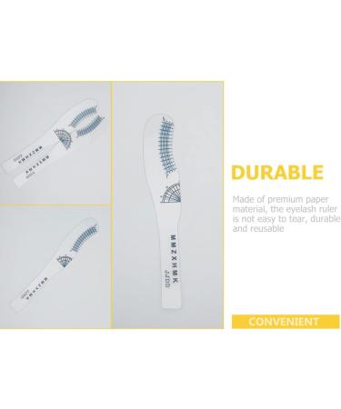 FRCOLOR 40 Pcs Eyelash Measuring Ruler Mascara Tool Lash Measuring Tools Lash Ruler Curly Suite 1 count (Pack of 1) As Shownx4pcs - Buy Online on GoSupps.com