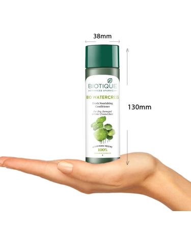 Biotique Watercress Fresh Conditioner for Colored & Permed Hair - Nourish & Revitalize - International Shipping Available - Buy Online on GoSupps.com