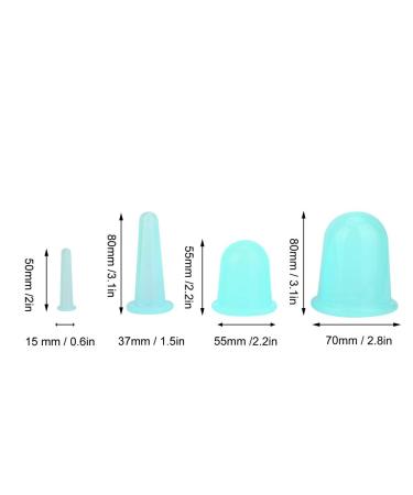 Face Cupping Set Silicone Vacuum Facial Massager Cups for Lifting & Firming | International Shipping - Buy Online on GoSupps.com