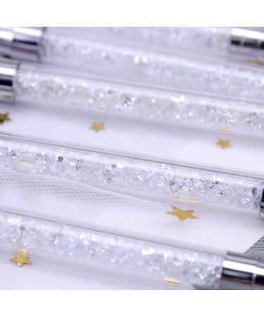 AKOAK Nail Art Engraving Pen Set - Double-headed Silicone Pen for 3D Drawing and Rhinestone UV Gel Nails - Buy Online on GoSupps.com
