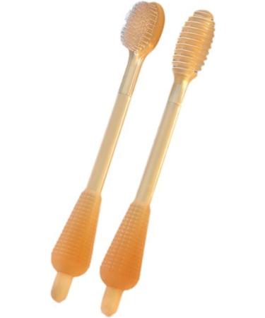 Infant-to-Toddler Silicone Toothbrush | First Toothbrush & Tongue Scraper with Storage Cup | Perfect Gift for Kids - Buy Online on GoSupps.com