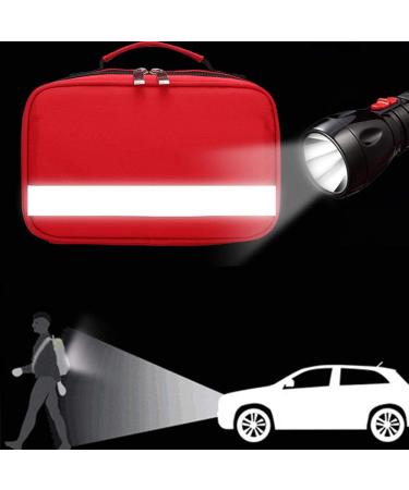 Portable Insulin Cooler Bag Travel Case | Waterproof Diabetic Organizer | Medication Cooling Bag - Red - Buy Online on GoSupps.com