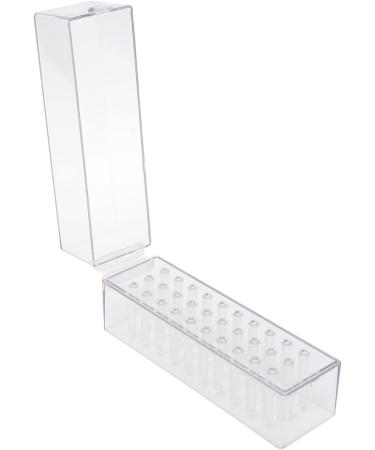 BestAlice Nail Drill Bits Holder 30 Holes Dustproof Stand Displayer Organizer Container for Nails Acrylic Nail Drill Bits Display Organizer Container Box Manicure Tools For Home Use - Buy Online on GoSupps.com
