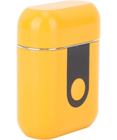 Mini Electric Beard Trimmer - Portable Waterproof Type C Charging for Men | Travel Essential (Orange - Buy Online on GoSupps.com