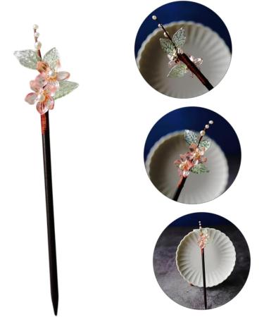 OSALADI 1pc Hanfu Hairpin Wood Japanese Hair Sticks Asian Hair Chopsticks Chinese Hair Stick Floral Hair Fork Hanfu Hair Stick Shawl Pin Chinese Headdress Decor Tassel Bride Charm Ebony - Buy Online on GoSupps.com