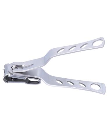 Nail Clipper 360 Degree Rotating Nail Clipper Wide Jaw Opening Stainless Steel Nail Cutter For Thick Nail Fingernail Nail Trimmer(L)