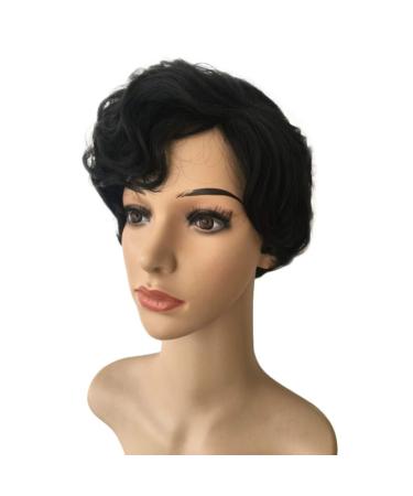 Buy Women's Short Wavy Curly Wig | Cosplay Costumes & Curly Wave Wigs - International Shipping Available - Buy Online on GoSupps.com